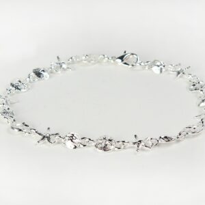 Silver Sealife Anklet