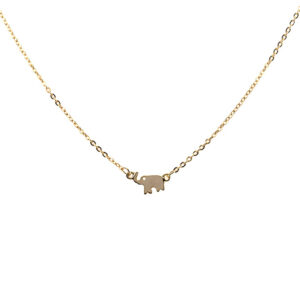 Gold Elephant Necklace