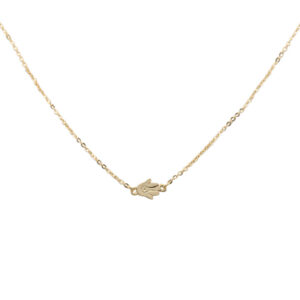 Gold Hamsa Necklace