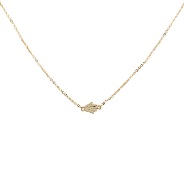 Gold Hamsa Necklace